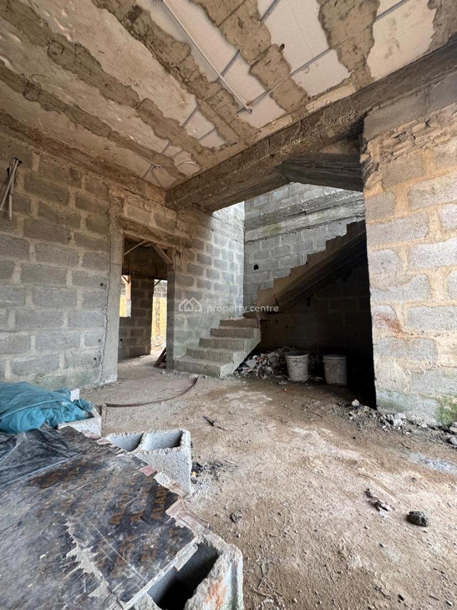 Smart 3 Bed Terrace Duplex with Bq, Off College Road, Ogba, Ikeja, Lagos, Terraced Duplex for Sale