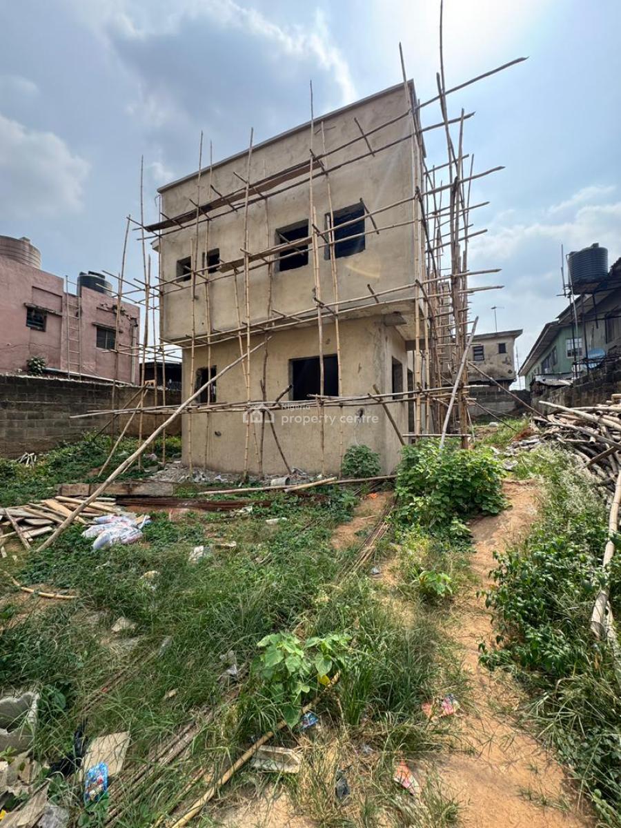 Smart 3 Bed Terrace Duplex with Bq, Off College Road, Ogba, Ikeja, Lagos, Terraced Duplex for Sale