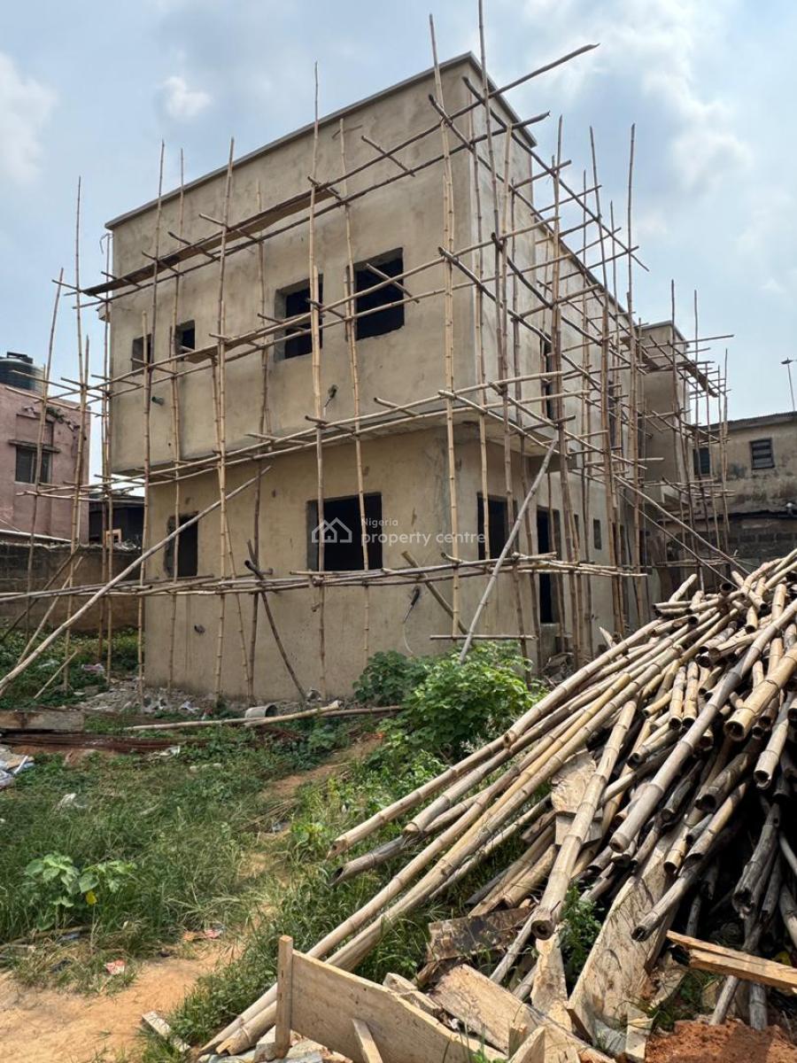 Smart 3 Bed Terrace Duplex with Bq, Off College Road, Ogba, Ikeja, Lagos, Terraced Duplex for Sale