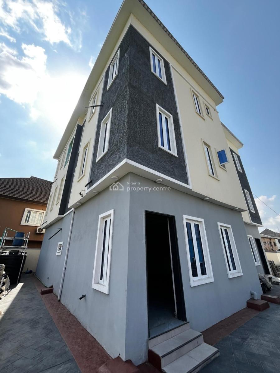 Brand New 4 Bedroom Flat with Bq in a Secured Estate, Arowojobe Estate, Mende, Maryland, Lagos, Block of Flats for Sale