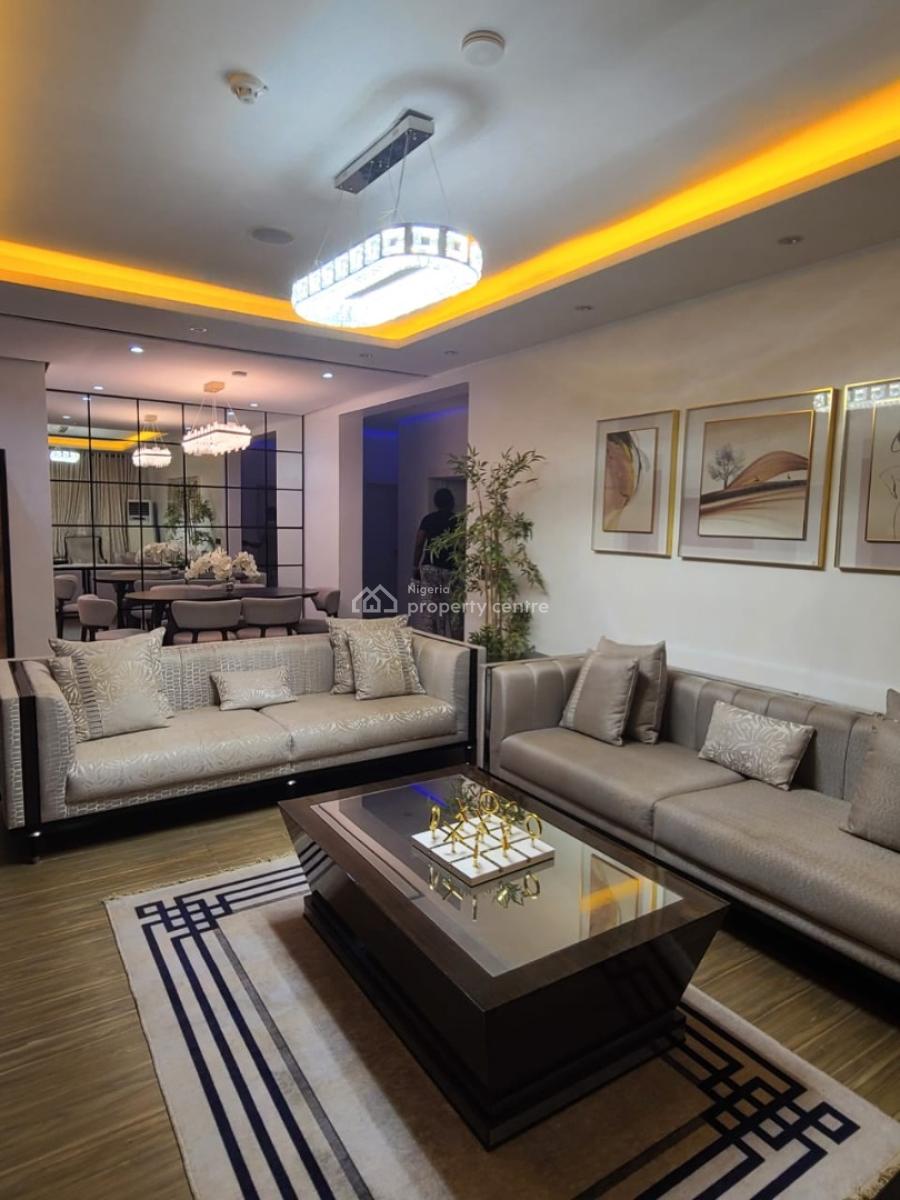 Superbly Furnished 4 Bedroom Riverside Apartment Banana, Banana Island Road, Ikoyi, Lagos, Flat / Apartment for Rent