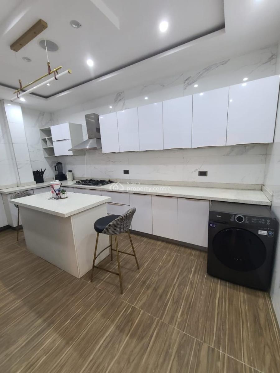 Superbly Furnished 4 Bedroom Riverside Apartment Banana, Banana Island Road, Ikoyi, Lagos, Flat / Apartment for Rent