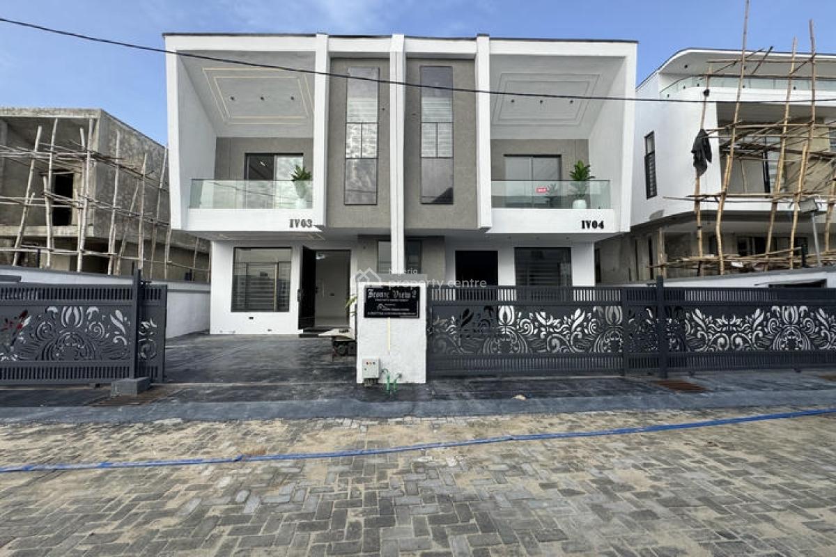 Charming 4 Bedroom Semi- Detached Duplex with Boys Quarter, Ikota, Lekki, Lagos, Semi-detached Duplex for Sale