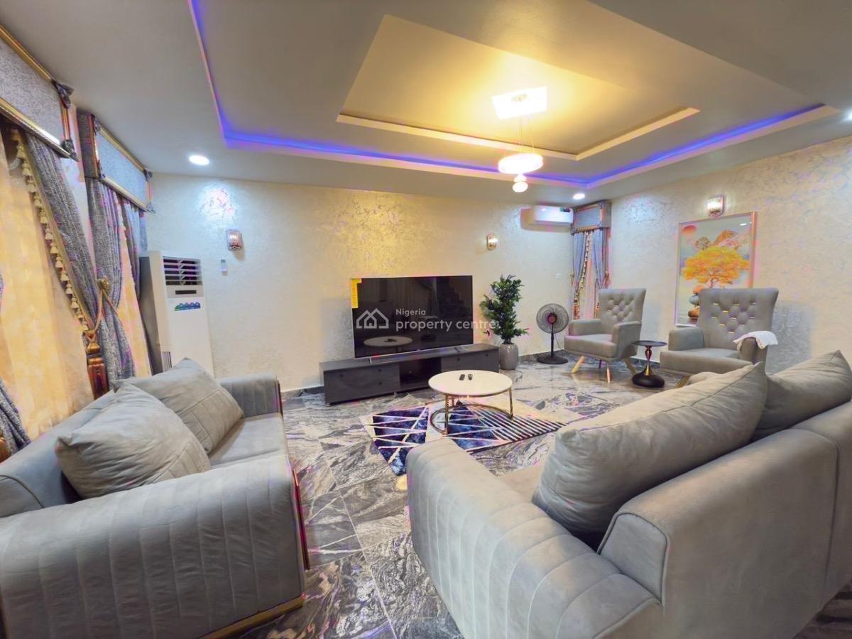 Fully Furnished 4-bedroom Terrace Duplex (alone in The Compound)   L, 📍 Lugbe (few Minutes to The Airport), Lugbe District, Abuja, Flat / Apartment for Rent