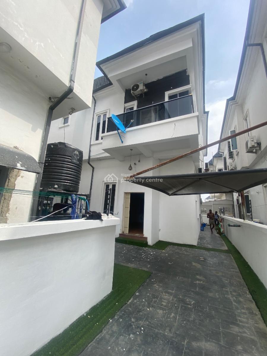 Well Built 4 Bedroom Semi Detached Duplex with B.q, Chevron, Lekki, Lagos, Semi-detached Duplex for Sale