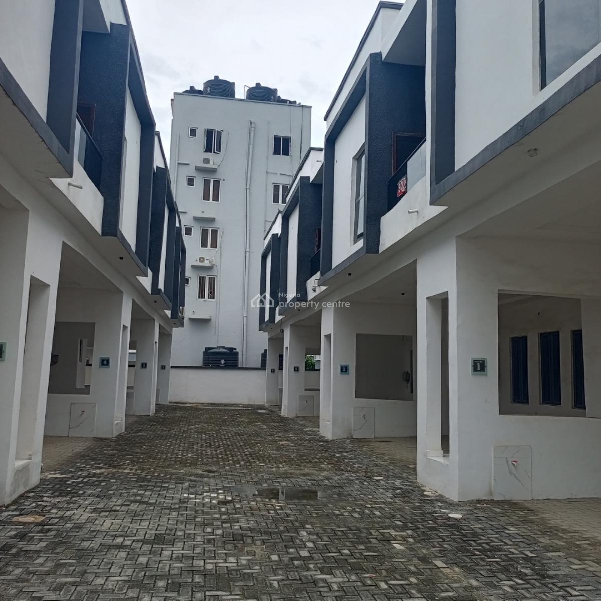 Newly Built 4bedroom Terrace Duplex, New Road, Lekki, Lagos, Terraced Duplex for Rent