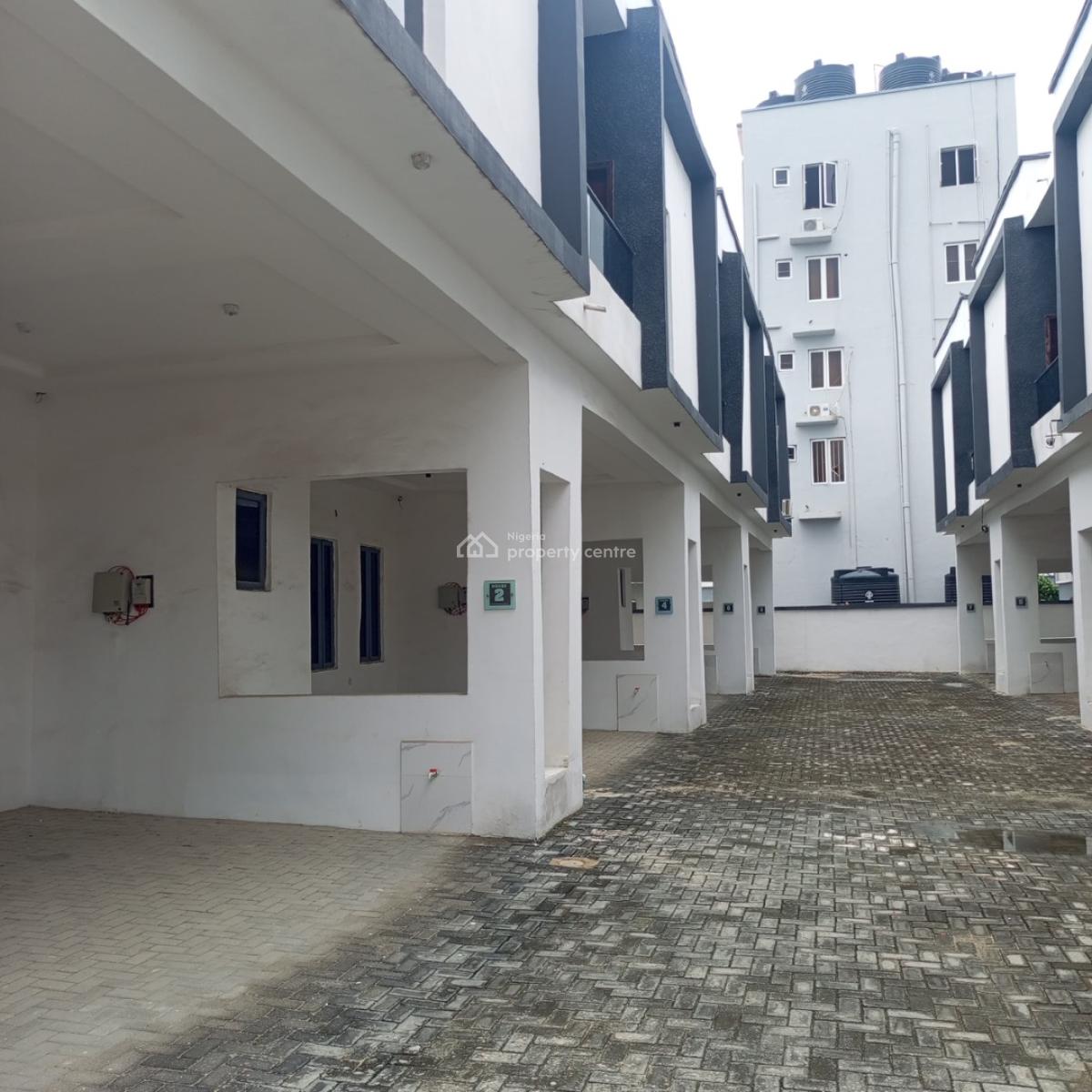 Newly Built 4bedroom Terrace Duplex, New Road, Lekki, Lagos, Terraced Duplex for Rent