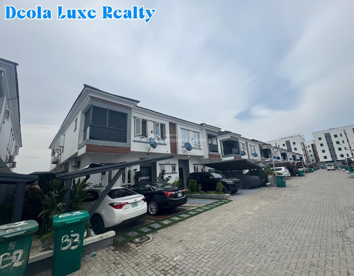 a Spacious 4 Bedroom Detached Duplex in a 24 Hours Power Estate, Family Oriented Estate By The Coastal Road, Ikate, Lekki, Lagos, Semi-detached Duplex for Rent