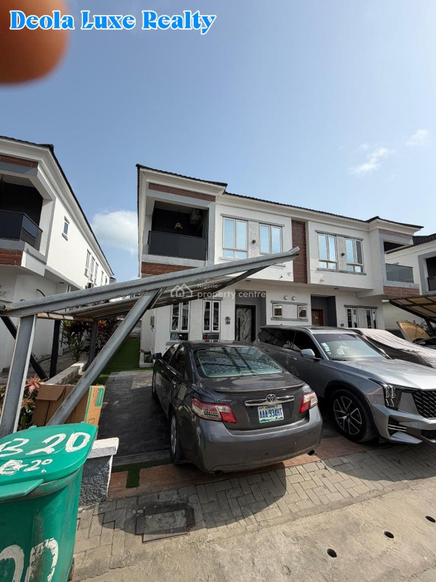 a Spacious 4 Bedroom Detached Duplex in a 24 Hours Power Estate, Family Oriented Estate By The Coastal Road, Ikate, Lekki, Lagos, Semi-detached Duplex for Rent