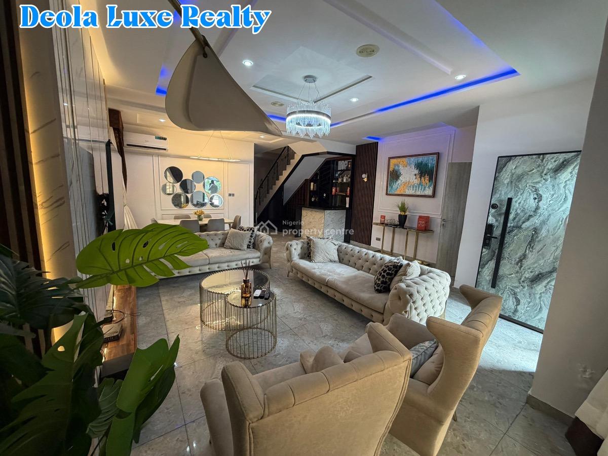 a Spacious 4 Bedroom Detached Duplex in a 24 Hours Power Estate, Family Oriented Estate By The Coastal Road, Ikate, Lekki, Lagos, Semi-detached Duplex for Rent
