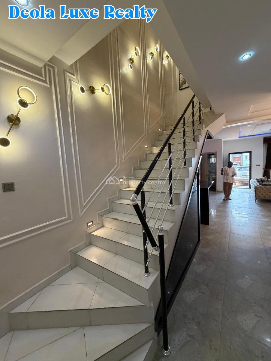 a Spacious 4 Bedroom Detached Duplex in a 24 Hours Power Estate, Family Oriented Estate By The Coastal Road, Ikate, Lekki, Lagos, Semi-detached Duplex for Rent