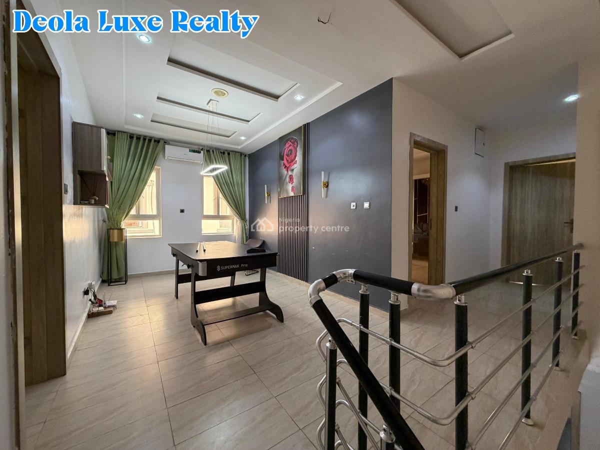a Spacious 4 Bedroom Detached Duplex in a 24 Hours Power Estate, Family Oriented Estate By The Coastal Road, Ikate, Lekki, Lagos, Semi-detached Duplex for Rent