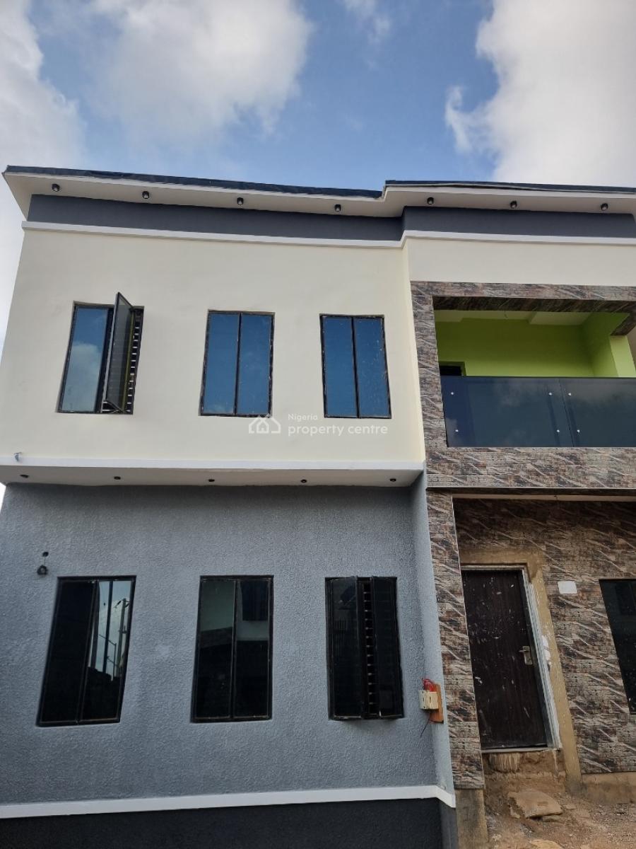 Smart Brand New 4 Bedroom Terrace Duplex, Mini Estate Behind Shafa Filling Station, Lugbe District, Abuja, Terraced Duplex for Rent