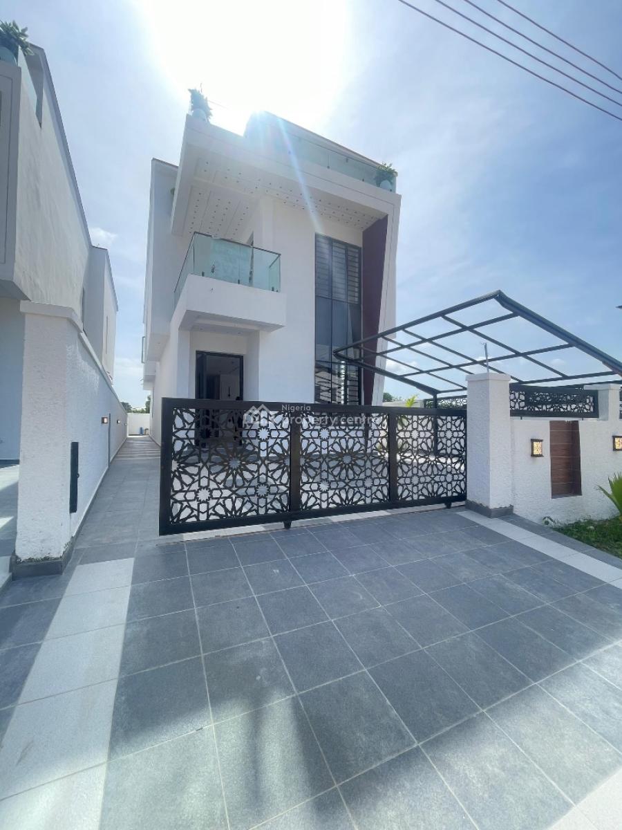 5 Bed Fully Detached Duplex with Swimming Pool, Car Port and Bq, Sangotedo, Ajah, Lagos, Detached Duplex for Sale