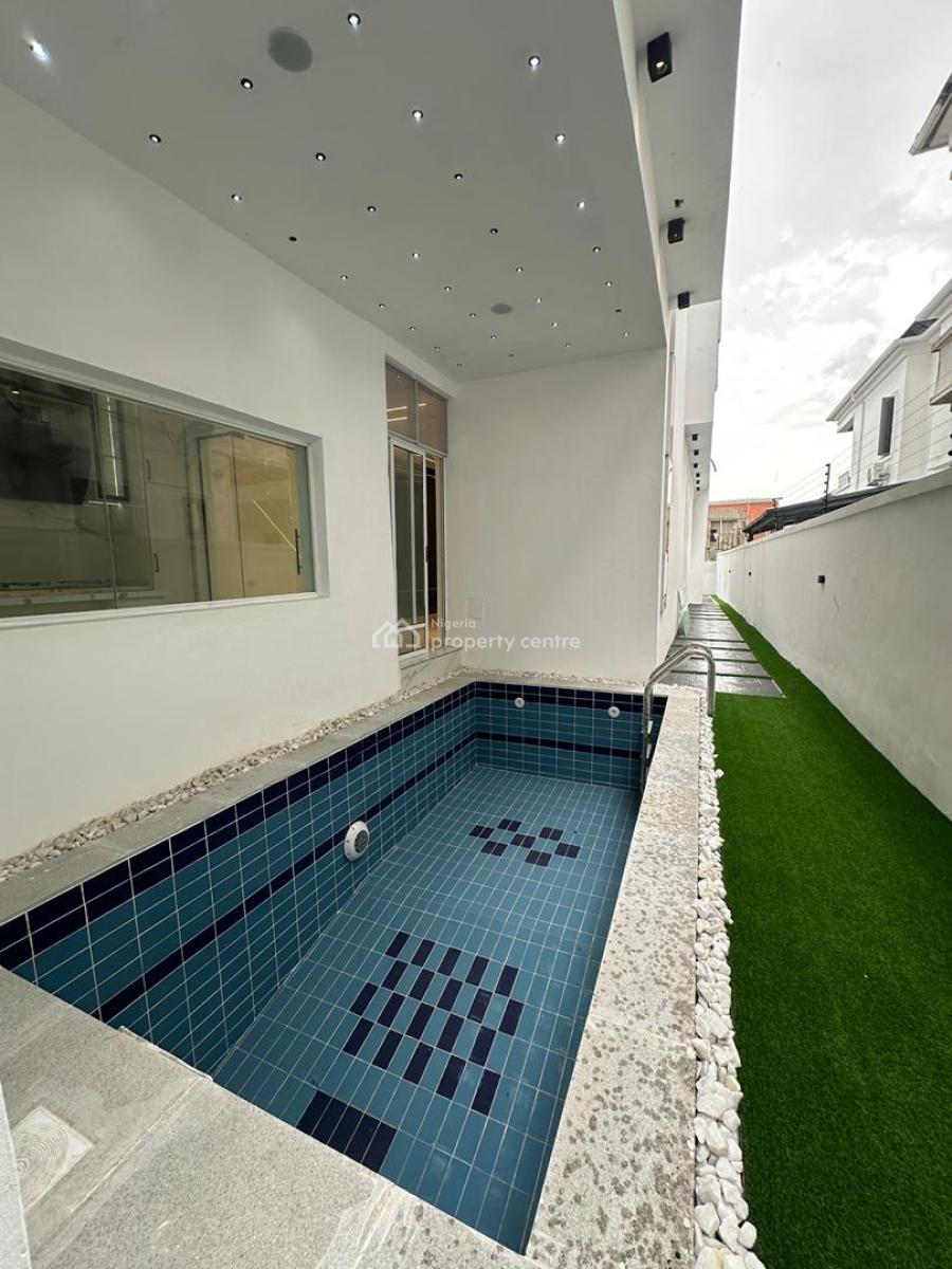 Clean Finished 5 Bedroom Fully Detached Duplex with Bq Pool, Ologolo, Lekki, Lagos, Detached Duplex for Sale