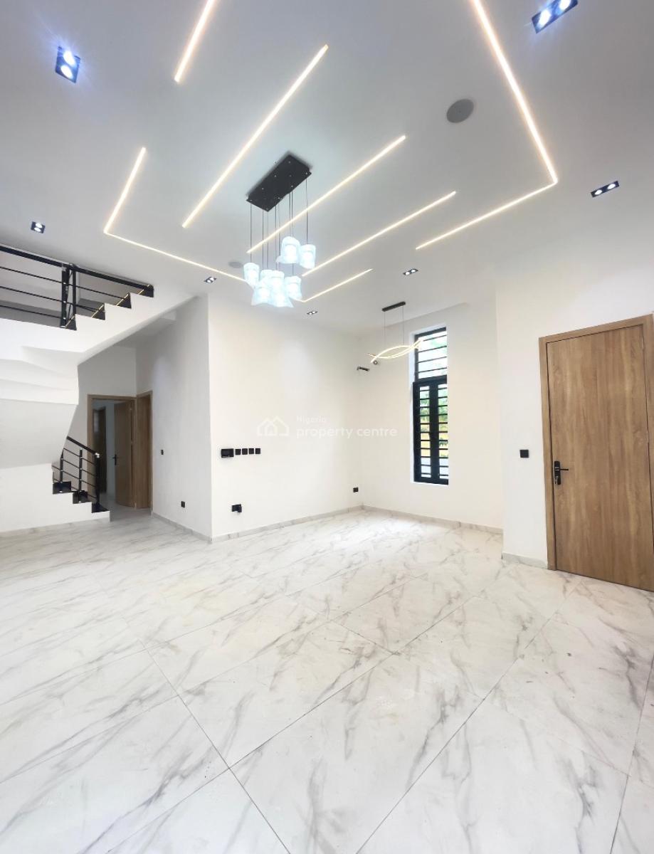 Luxury 4 Bed Fully Detached Duplex with Staircase Motion Sensor Light, Lekki, Ajah, Lagos, Detached Duplex for Sale
