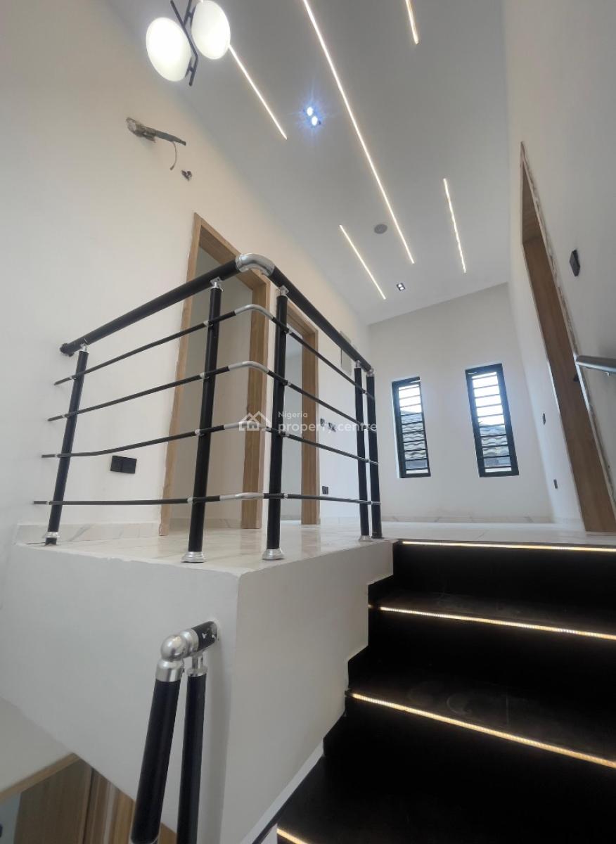 Luxury 4 Bed Fully Detached Duplex with Staircase Motion Sensor Light, Lekki, Ajah, Lagos, Detached Duplex for Sale