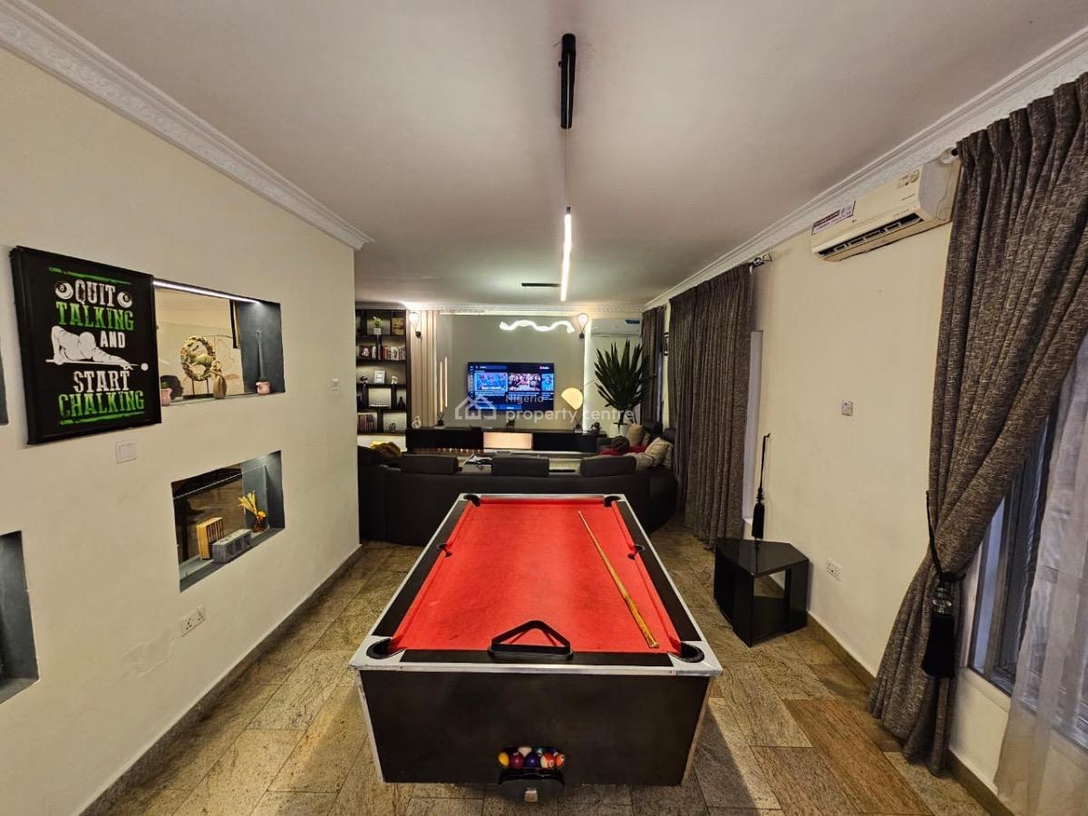 Lovely 4 Bedroom Duplex with Two Living Rooms & Snooker, Ikeja Gra, Ikeja, Lagos, Terraced Duplex Short Let