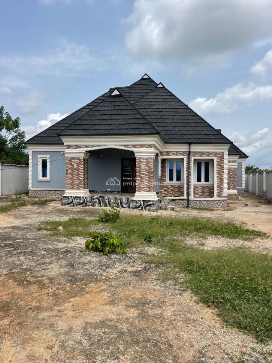 Modern 3 Bedroom Bungalow with Gerald Roof, Golden View, Akure, Ondo, Detached Bungalow for Sale