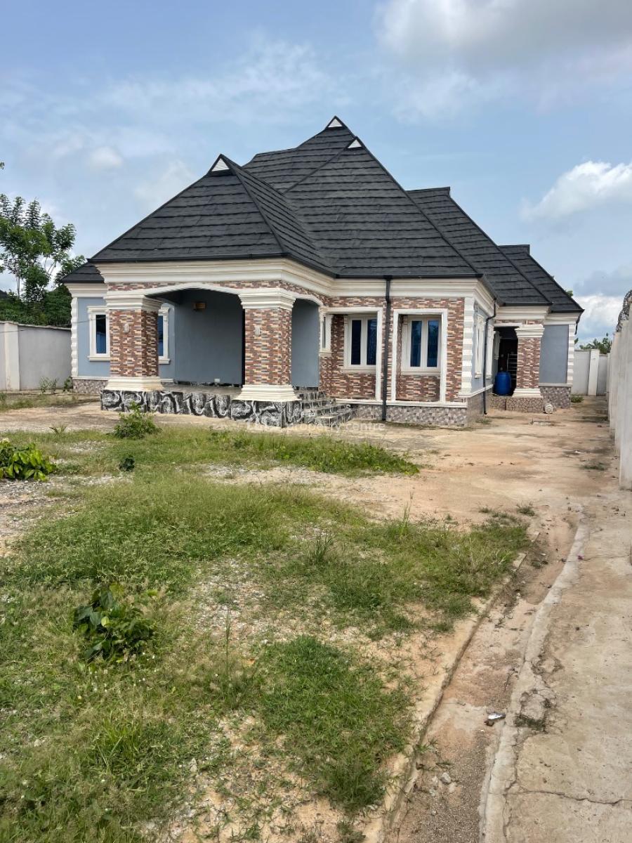 Modern 3 Bedroom Bungalow with Gerald Roof, Golden View, Akure, Ondo, Detached Bungalow for Sale