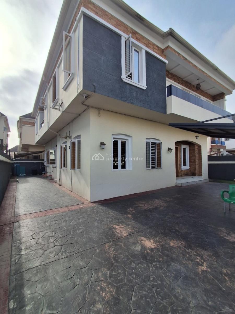 5 Bedroom Fully Detached Duplex with Bq in Pristine Condition, Bera Estate Chevron Drive, Lekki, Lagos, Detached Duplex for Sale