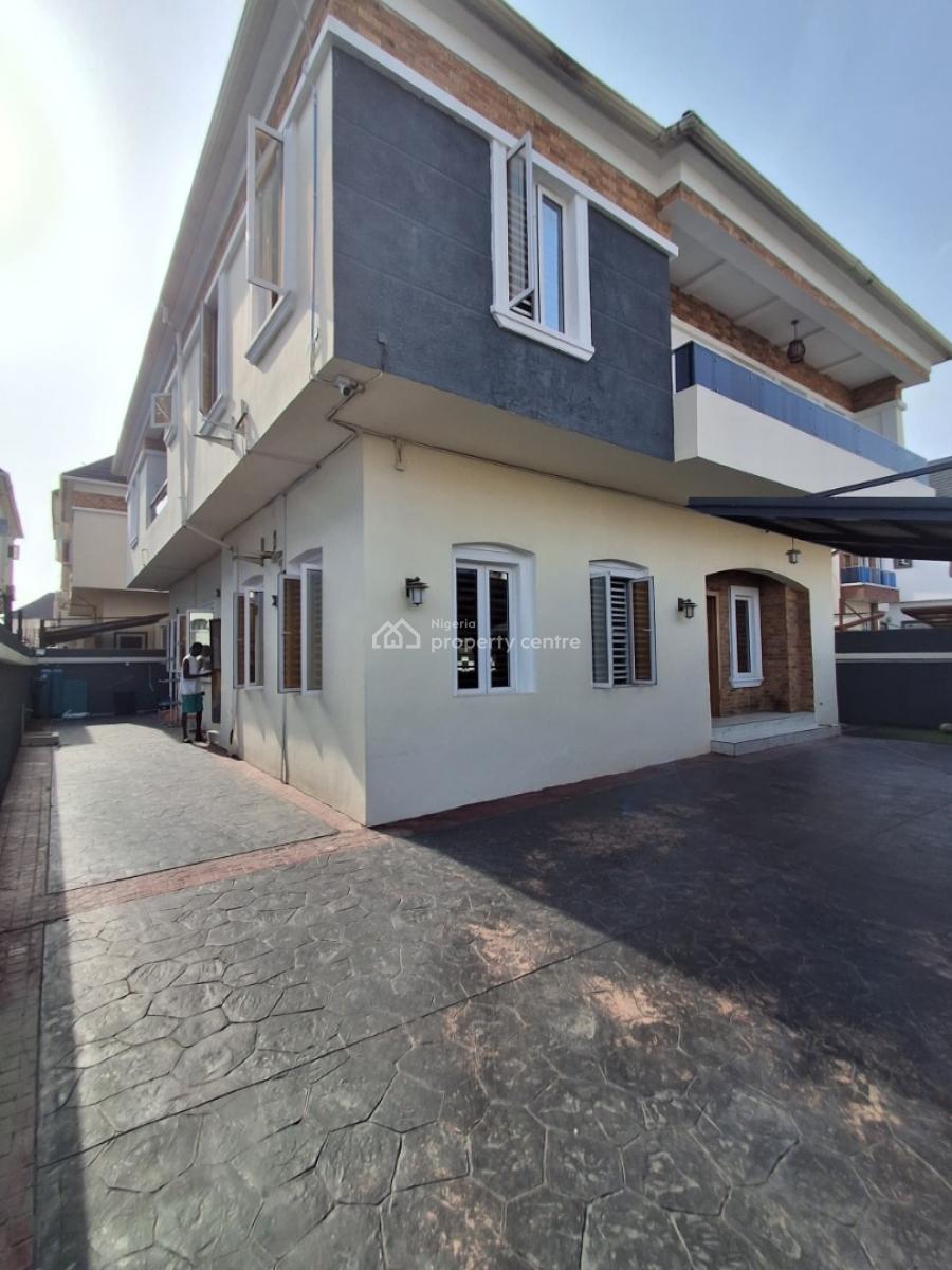 5 Bedroom Fully Detached Duplex with Bq in Pristine Condition, Bera Estate Chevron Drive, Lekki, Lagos, Detached Duplex for Sale