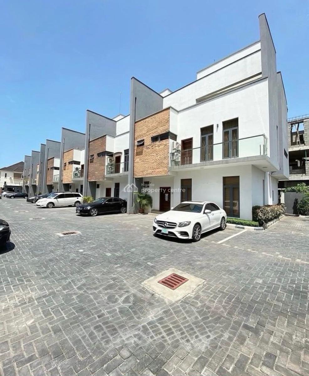 Luxury and Spacious 4 Bedroom Terrace Duplex with Pool, Ikate, Lekki, Lagos, Terraced Duplex for Rent
