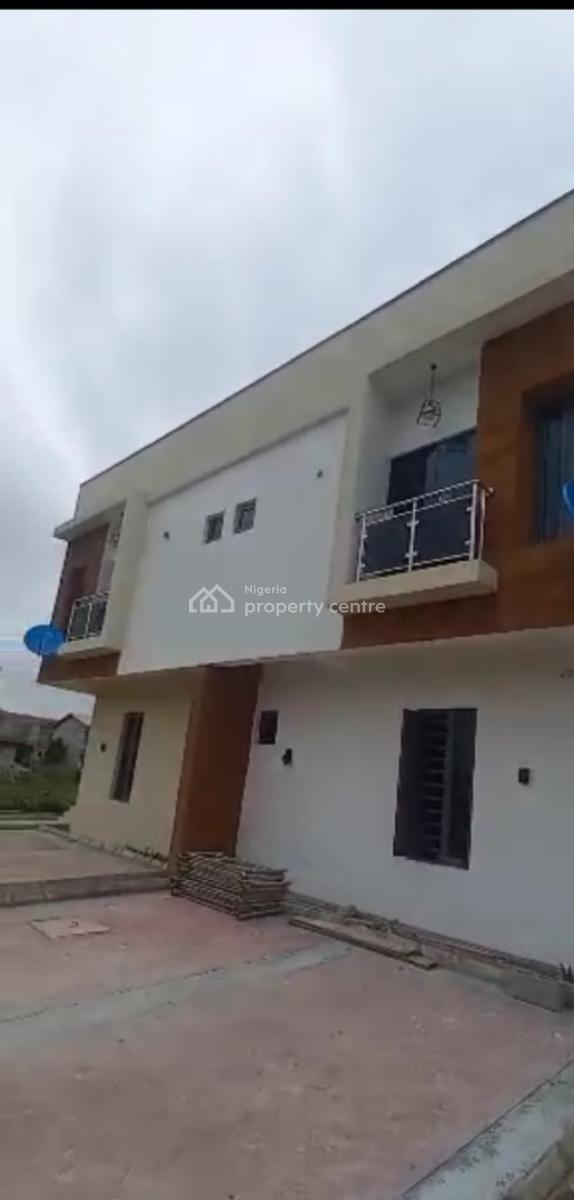 Luxury Built 3 Bedrooms Terrace Duplex with Boyz Quarter, Monastery Road in an Estate, Sangotedo, Ajah, Lagos, Terraced Duplex for Sale