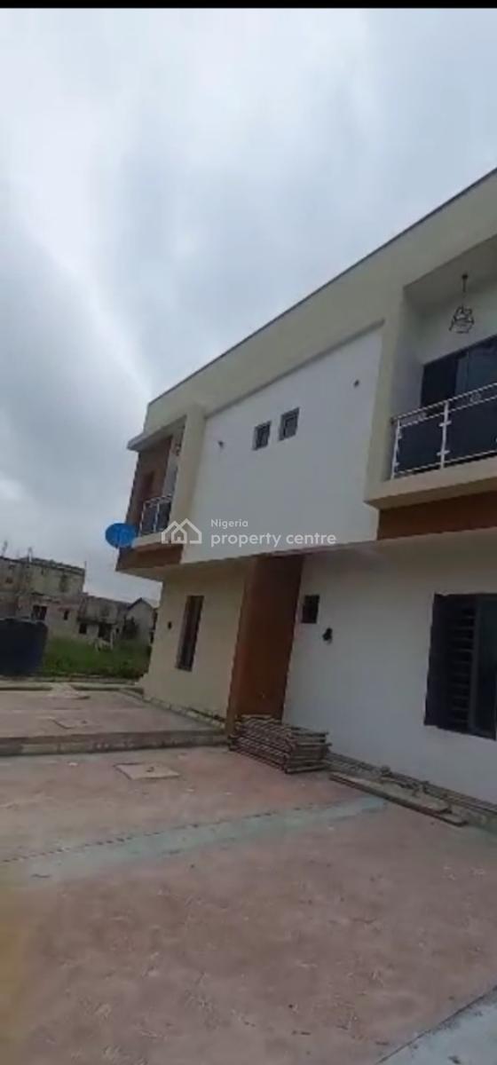 Luxury Built 3 Bedrooms Terrace Duplex with Boyz Quarter, Monastery Road in an Estate, Sangotedo, Ajah, Lagos, Terraced Duplex for Sale
