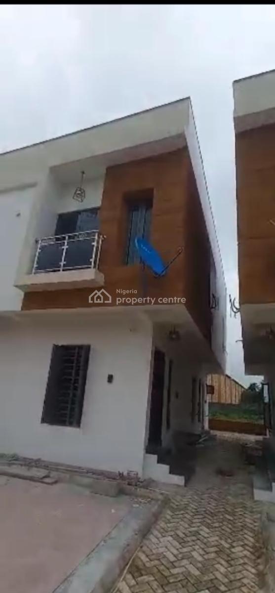 Luxury Built 3 Bedrooms Terrace Duplex with Boyz Quarter, Monastery Road in an Estate, Sangotedo, Ajah, Lagos, Terraced Duplex for Sale