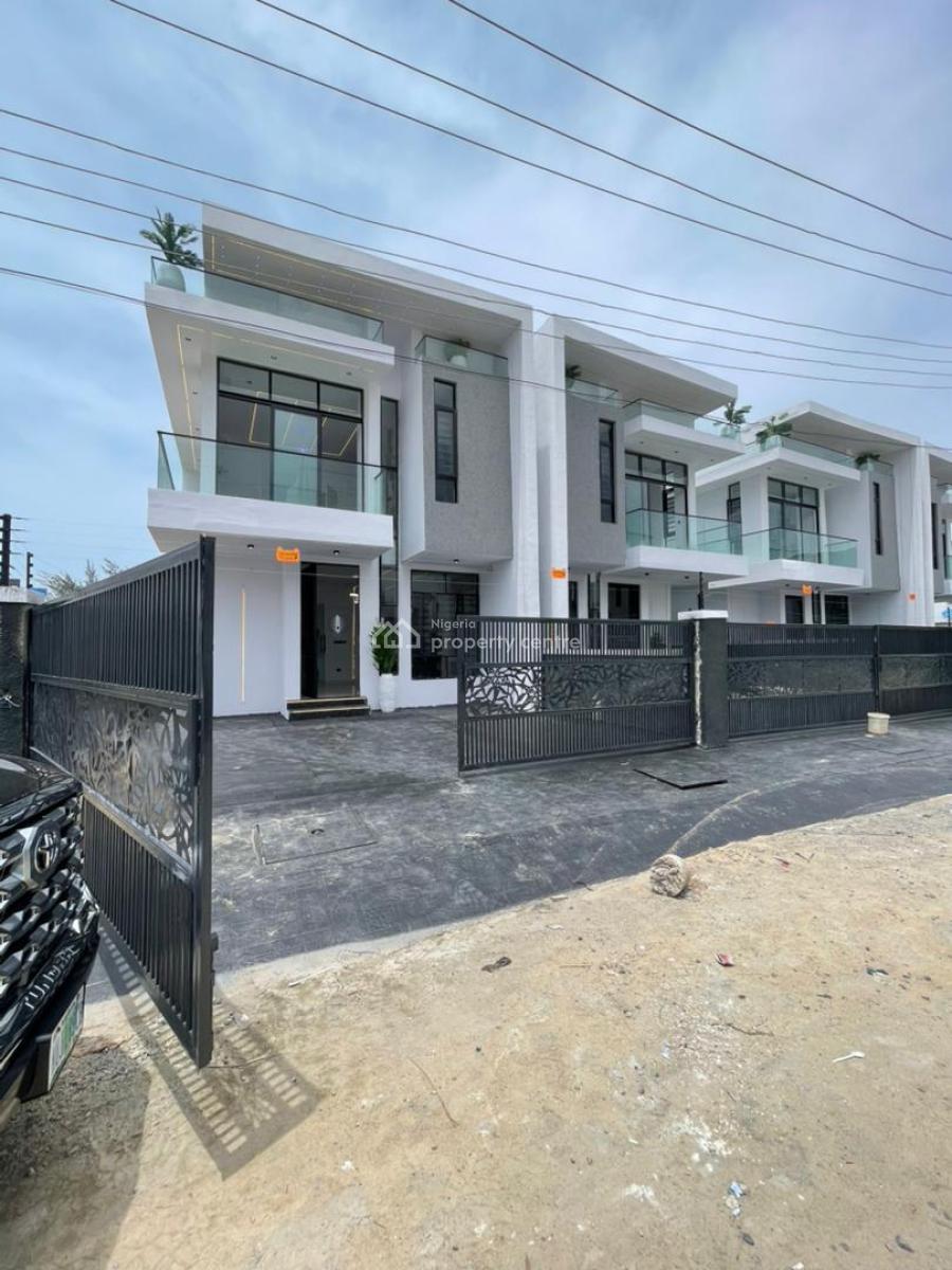 Contemporary 4 Bedroom Duplex with Fitted Kitchen & Bq, Located in a Prime Residential Neighborhood., Ikota, Lekki, Lagos, Detached Duplex for Sale