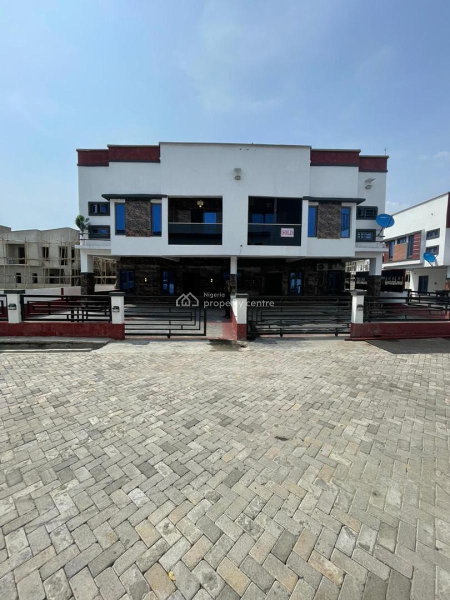 Spacious Self Serviced 4 Bedroom Terrace Duplex with Bq, Marwa Lekki Right, Lekki Phase 1, Lekki, Lagos, Terraced Duplex for Rent