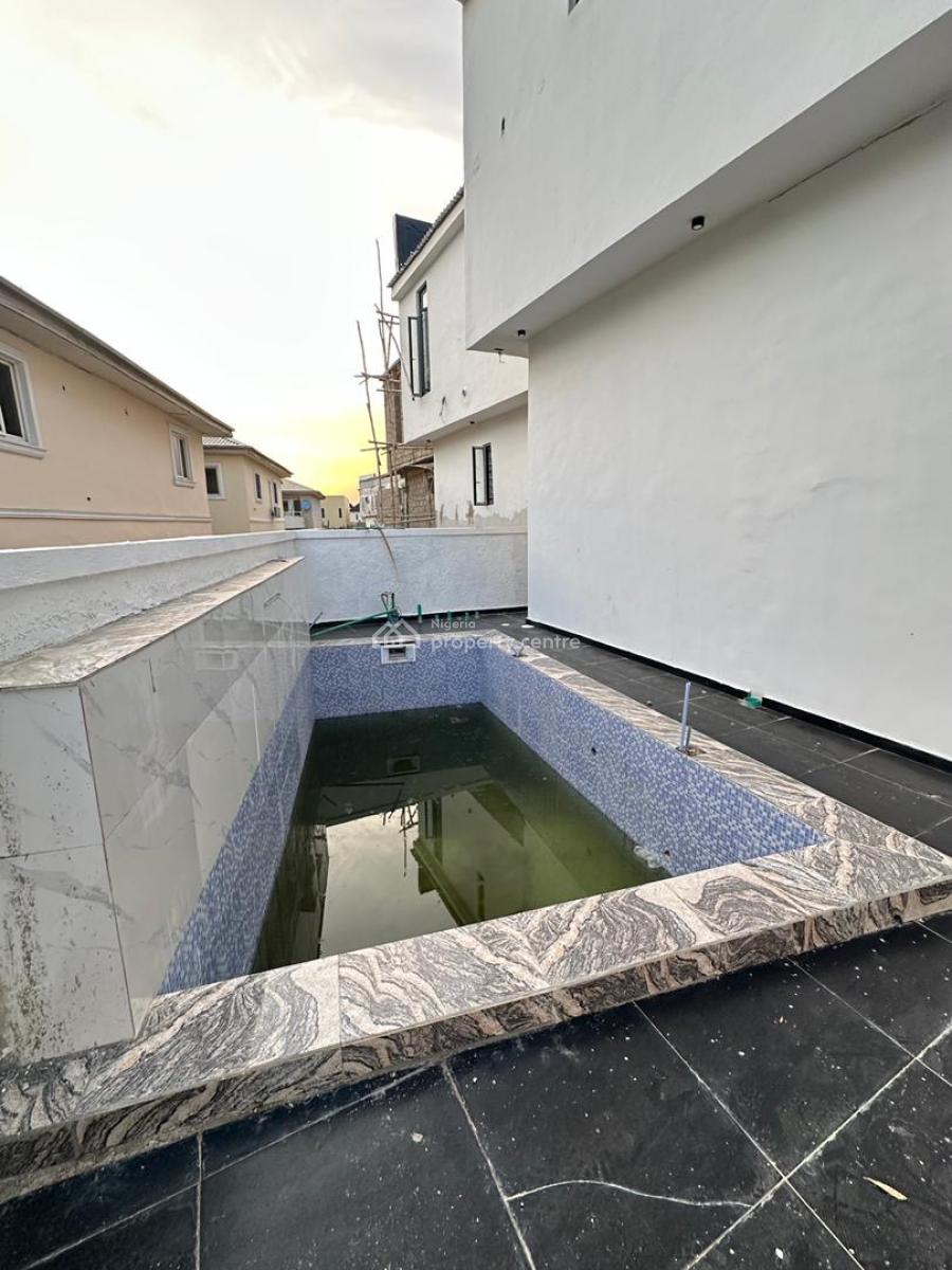 Spacious 5 Bedroom Fully Detached Duplex with Bq and Swimming Pool, Ikota, Lekki, Lagos, Detached Duplex for Sale