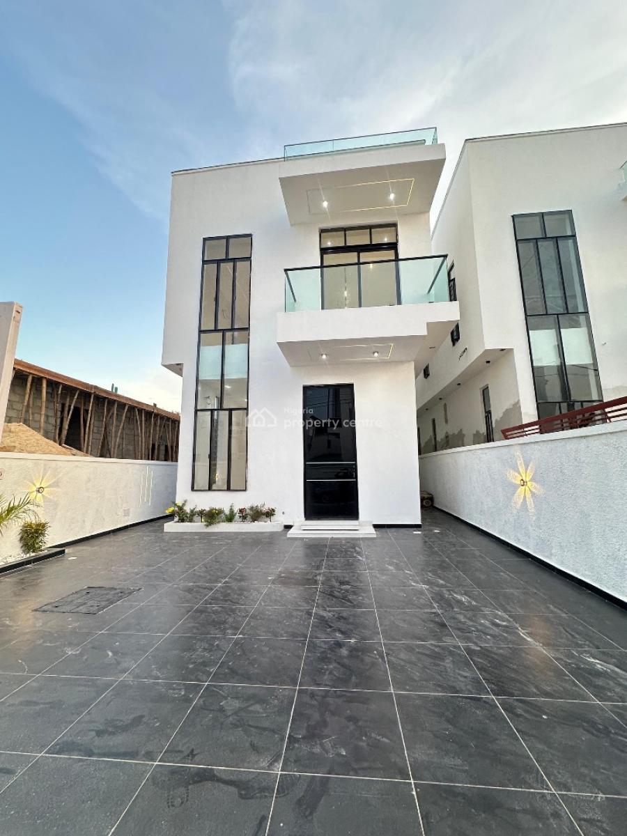 Spacious 5 Bedroom Fully Detached Duplex with Bq and Swimming Pool, Ikota, Lekki, Lagos, Detached Duplex for Sale