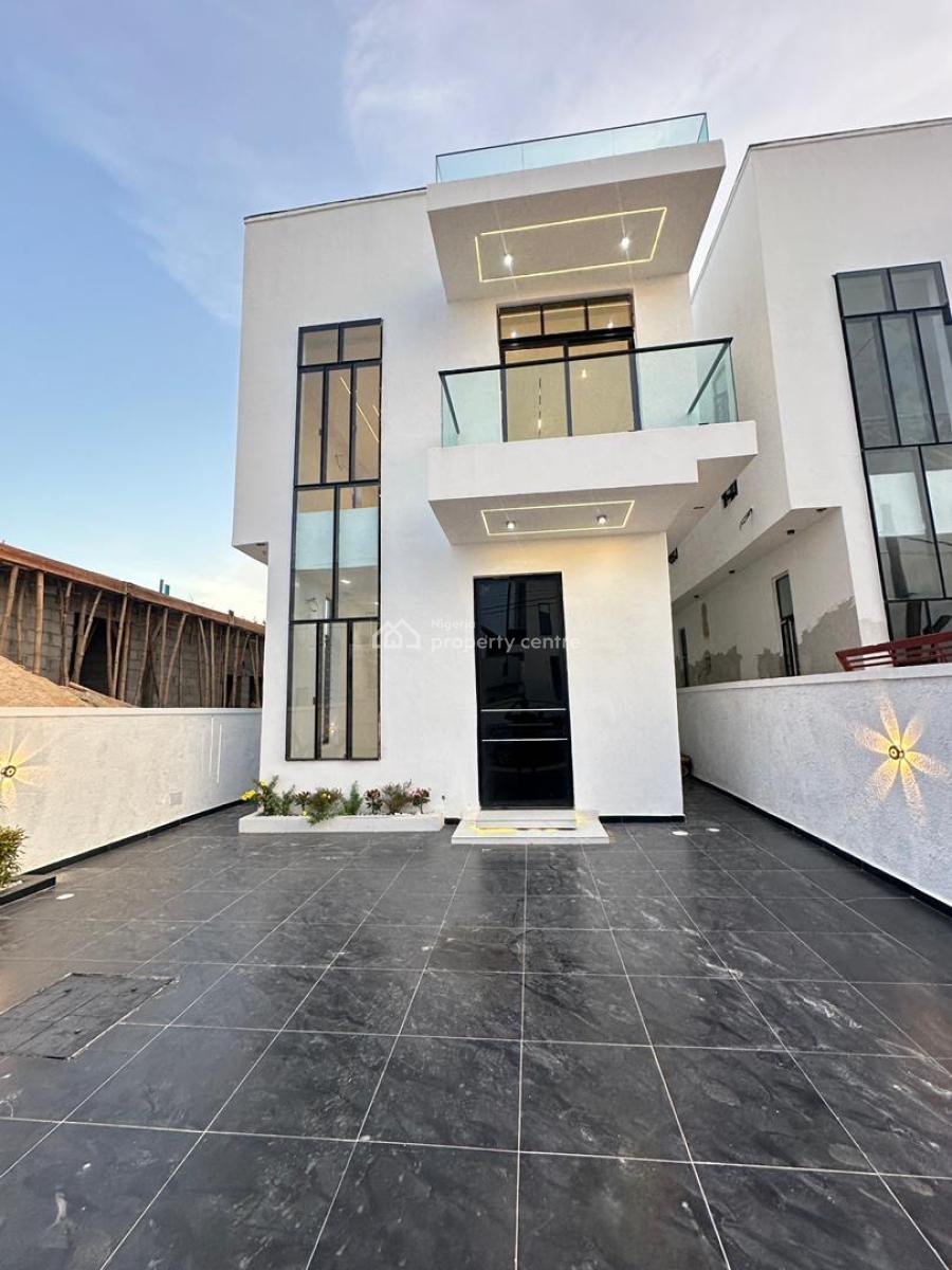 Spacious 5 Bedroom Fully Detached Duplex with Bq and Swimming Pool, Ikota, Lekki, Lagos, Detached Duplex for Sale