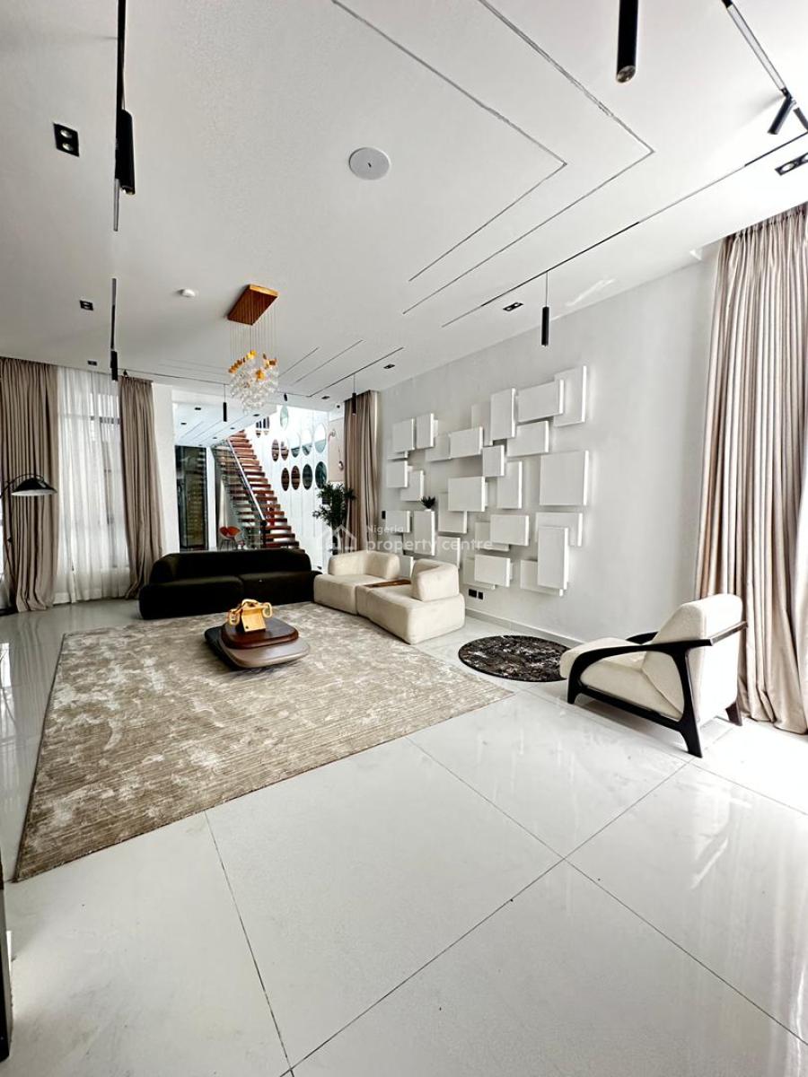 Fully Furnished 5 Bedroom Fully Detached Duplex with 30kva Generator, Chevron, Lekki, Lagos, Detached Duplex for Sale