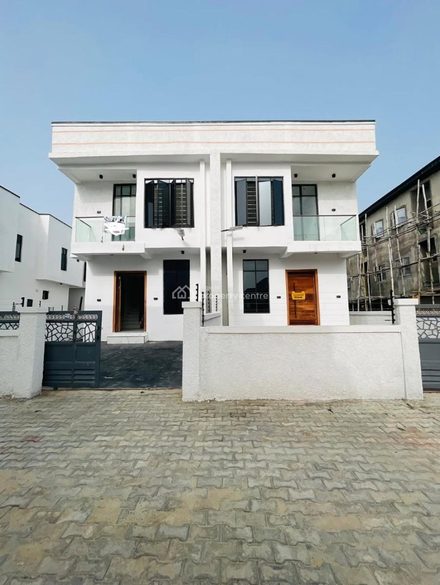 Newly Built Property with Bq, Ikota, Lekki, Lagos, Semi-detached Duplex for Sale