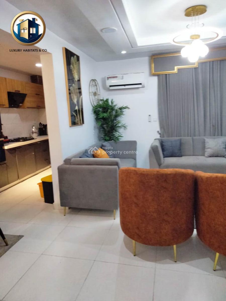 Fully Furnished 2-bedroom Apartment with Solar & Generator Backup, Ikota Villa, Ikota, Lekki, Lagos, Flat / Apartment for Rent