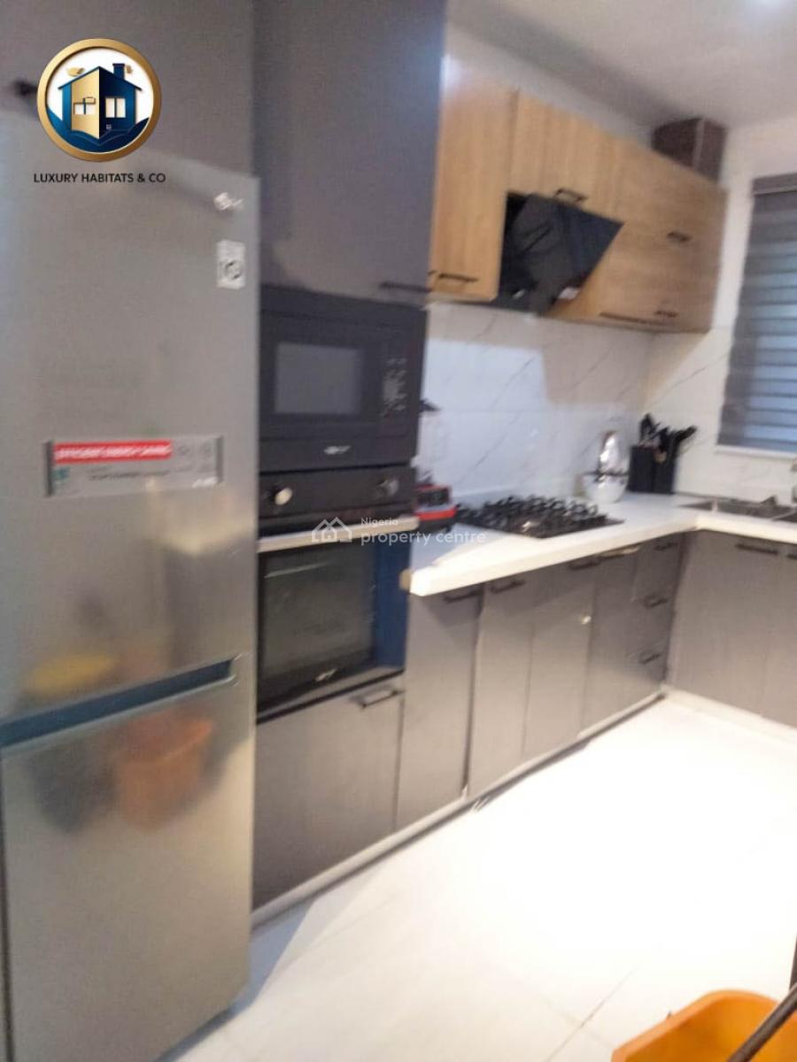 Fully Furnished 2-bedroom Apartment with Solar & Generator Backup, Ikota Villa, Ikota, Lekki, Lagos, Flat / Apartment for Rent