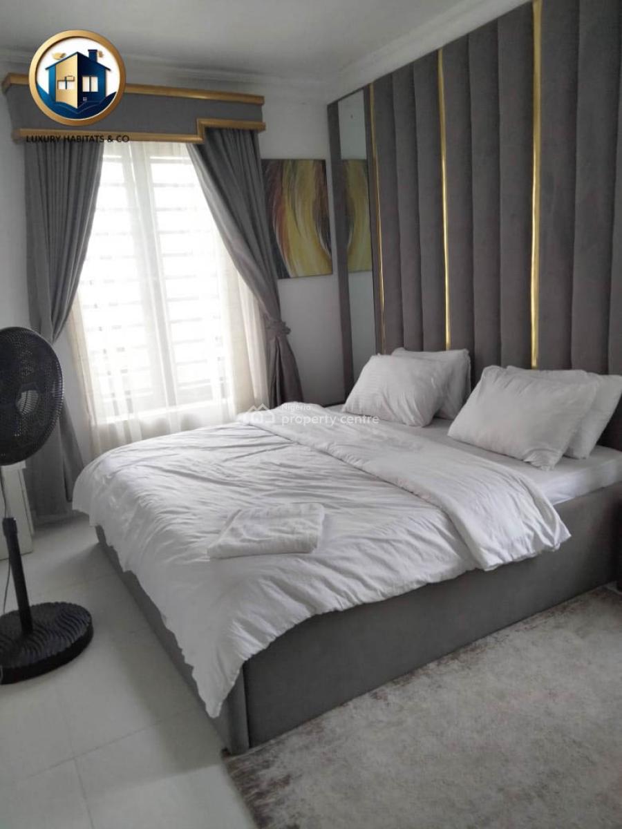Fully Furnished 2-bedroom Apartment with Solar & Generator Backup, Ikota Villa, Ikota, Lekki, Lagos, Flat / Apartment for Rent