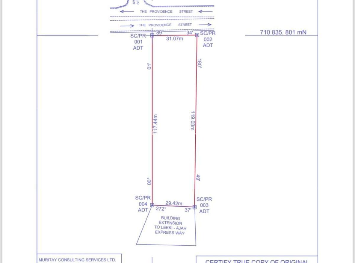 3573sqm Verified and Closable Joint Venture, Providence Road, Lekki Phase 1, Lekki, Lagos, Mixed-use Land Joint Venture