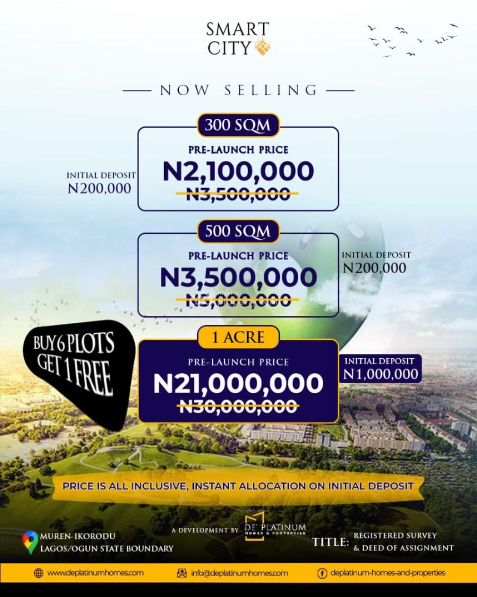 Smart City, Ikorodu, Lagos, Mixed-use Land for Sale