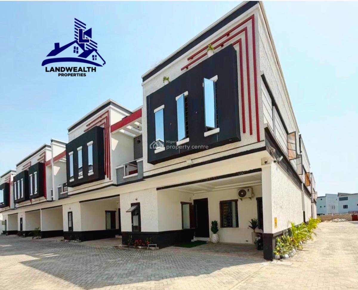 Newly Built 4 / 2 Bedroom Terrace Duplexes with Bq, Along Orchid Road By  Lafiaji Lekki Lagos, Lekki, Lagos, Terraced Duplex for Sale