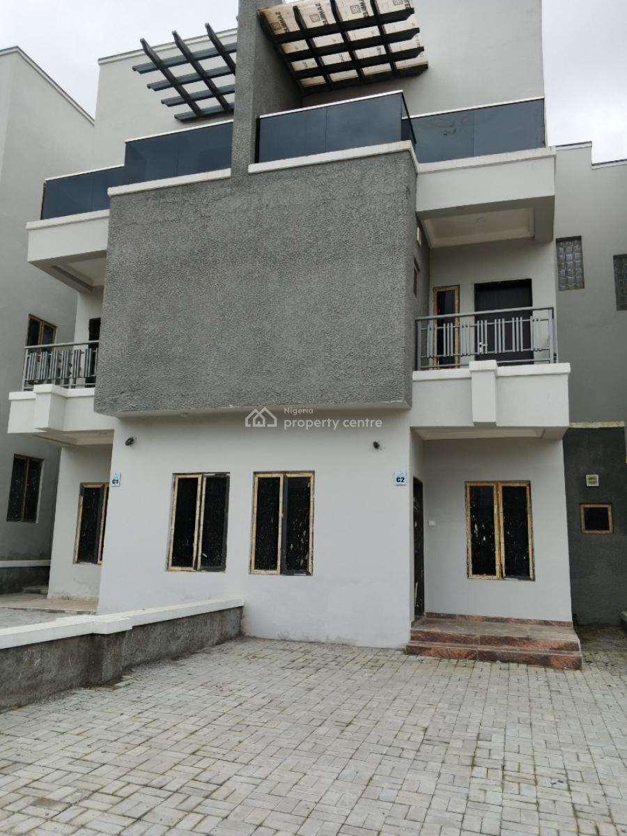 Newly Built 4 Bedroom Terrace Duplex with Bq, Guzape District, Abuja, Terraced Duplex for Sale