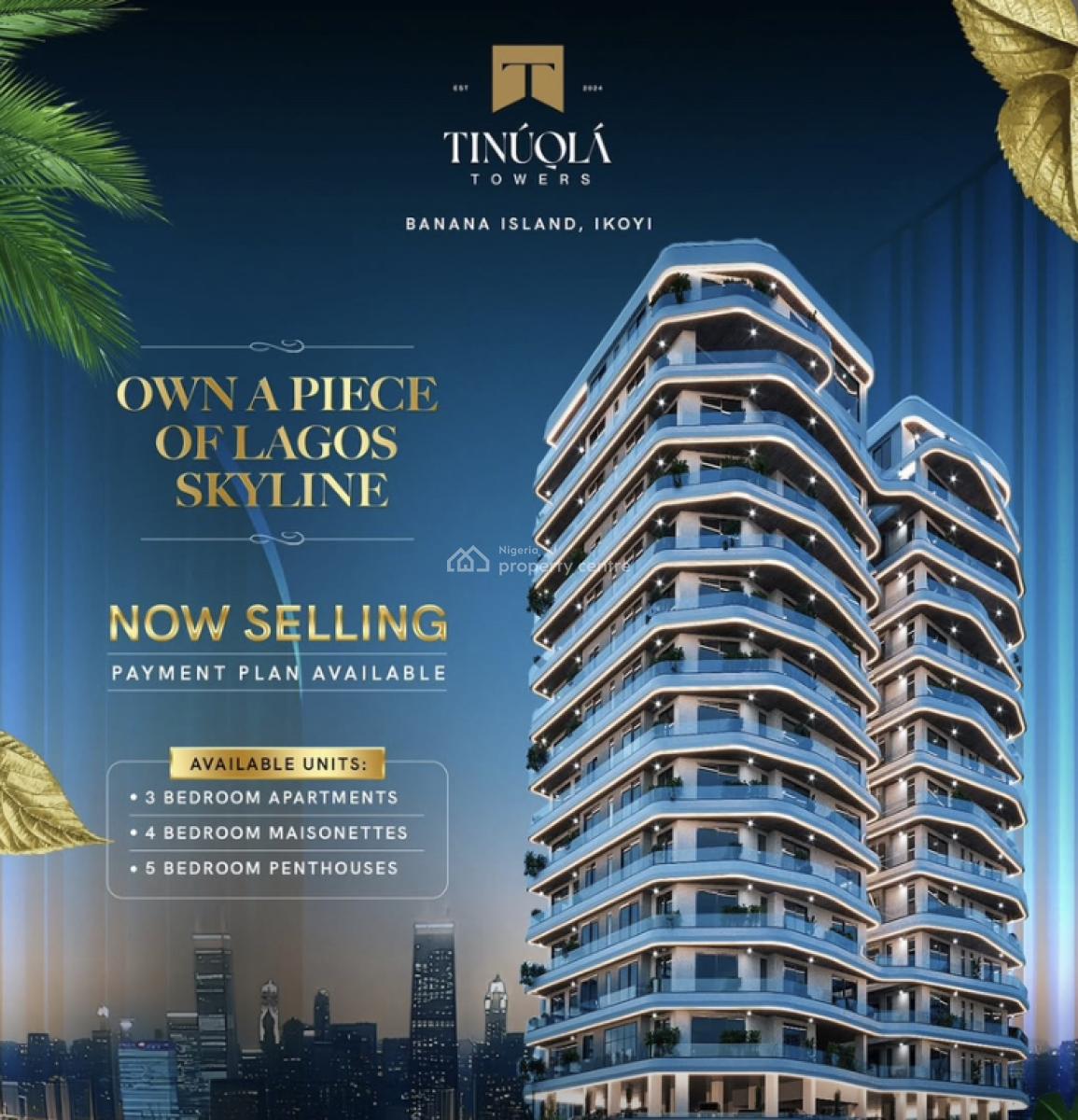 Tinuola Towers, Banana Island, Ikoyi, Lagos, Block of Flats for Sale