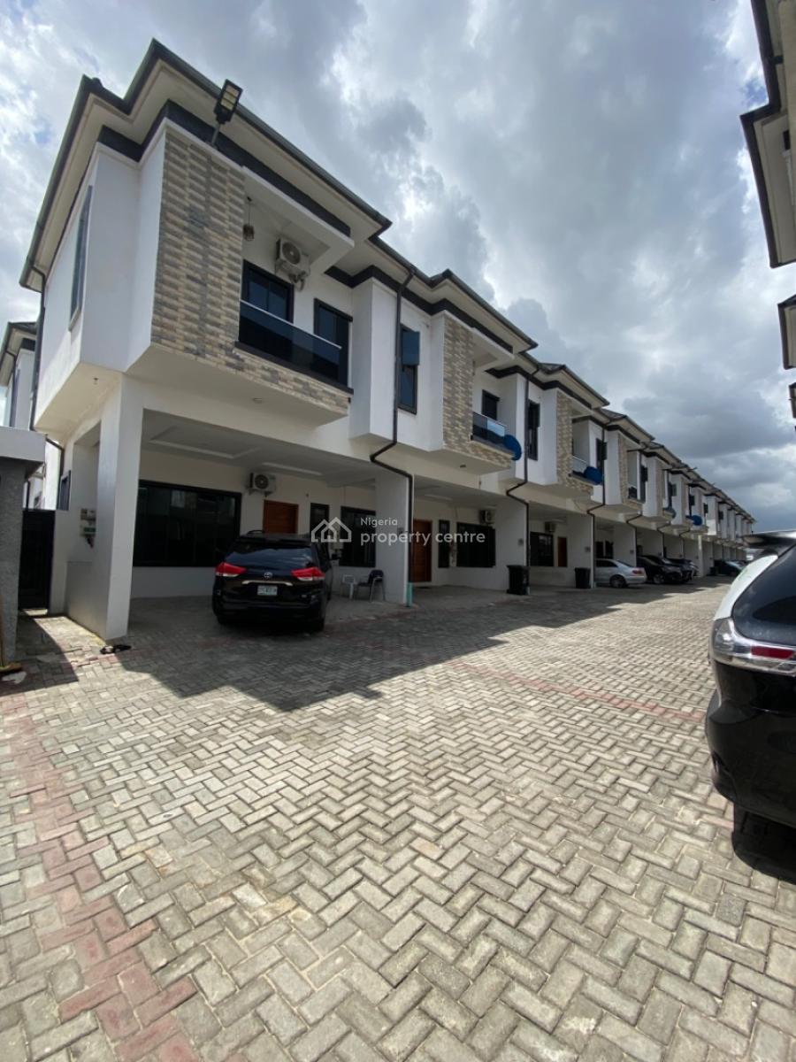 Serviced 4 Bedrooms Terrace Duplex, Gated Estate,call to Access Estate, Vgc, Lekki, Lagos, Terraced Duplex for Rent