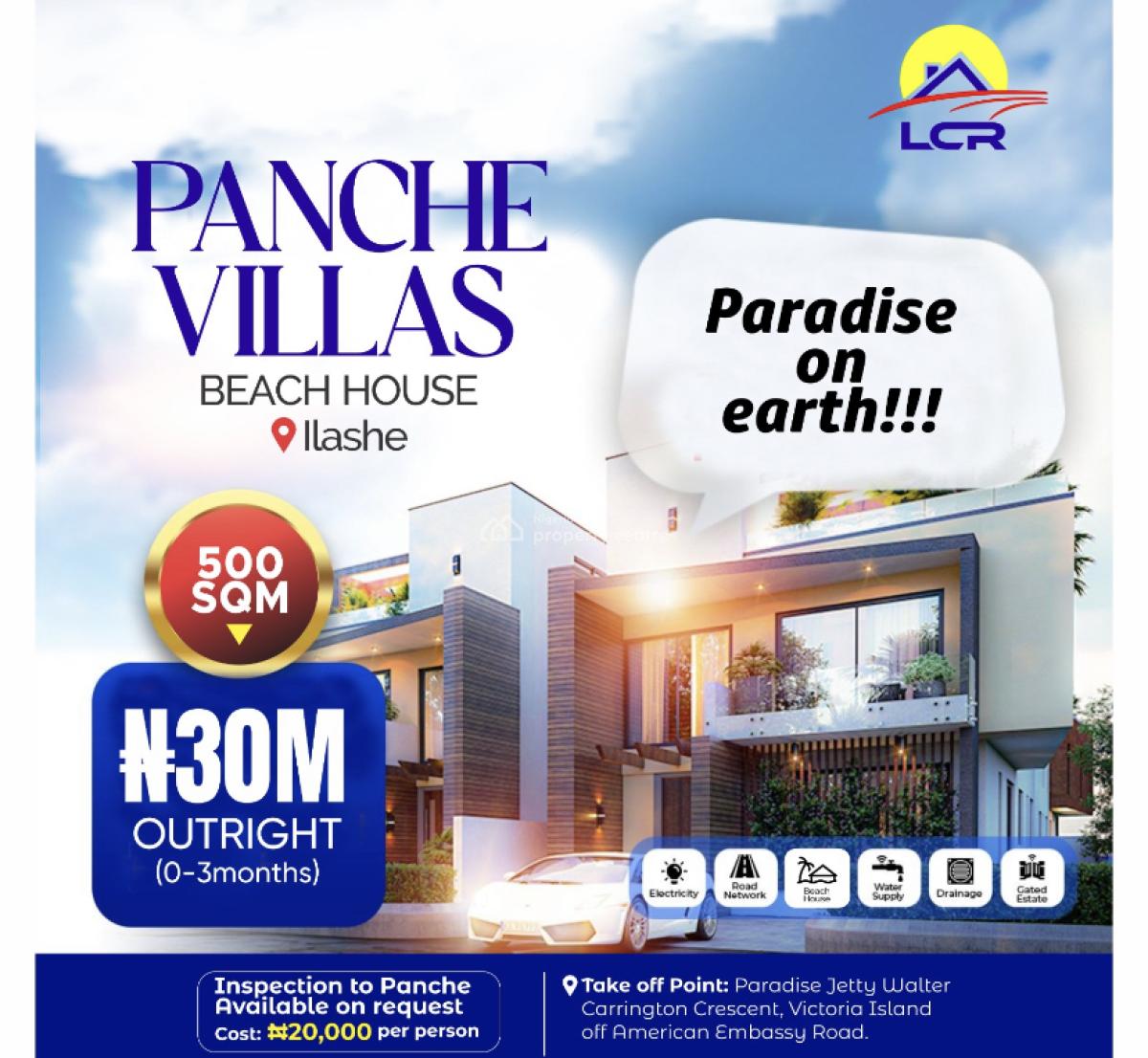 Panche Villa, Ilashe, Lagos, Land for Sale