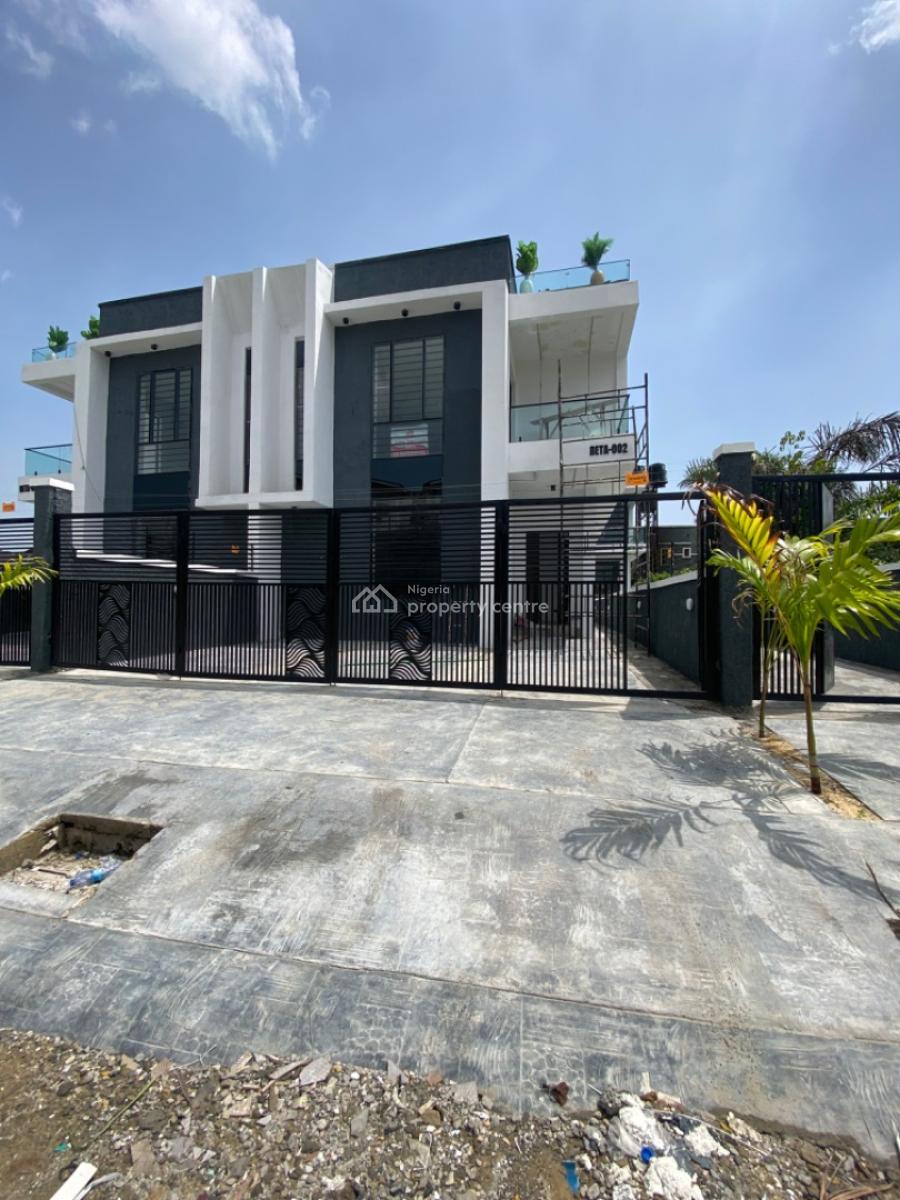 a Contemporary 4 Bedrooms Semi Detached Duplex with a Bq, By Abraham Adesanya,gated Estate Serene Estate, Ajah, Lagos, Semi-detached Duplex for Sale