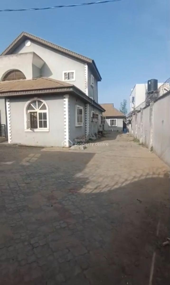 4 Bedroom Fully Detached Duplex with 2 Units of Mini-flat + 3 Shops, Fidiso Estate, Abijo, Lekki, Lagos, House for Sale
