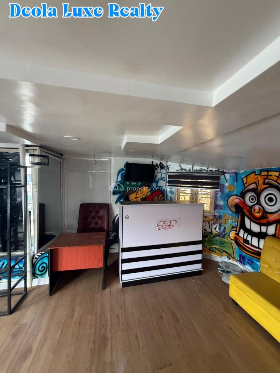 Spacious Commercial Space Directly Facing a High-traffic Road, Fola Osibo, Lekki Phase 1, Lekki, Lagos, Shop for Rent